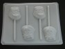 4140 Baby Booties Socks Chocolate or Hard Candy Lollipop Mold